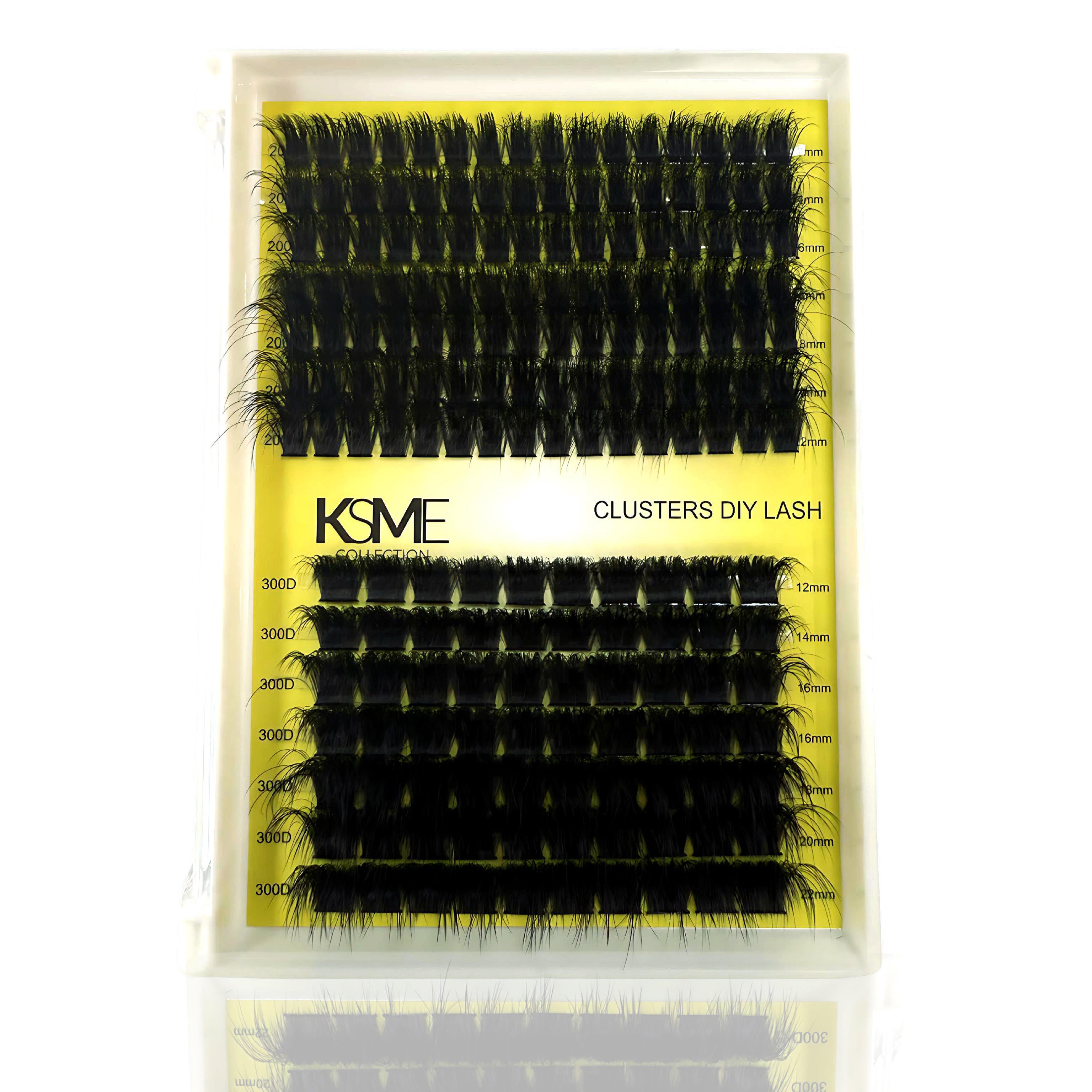 KSME DIY Lash Cluster Tray – Extreme Volume (200D/300D)