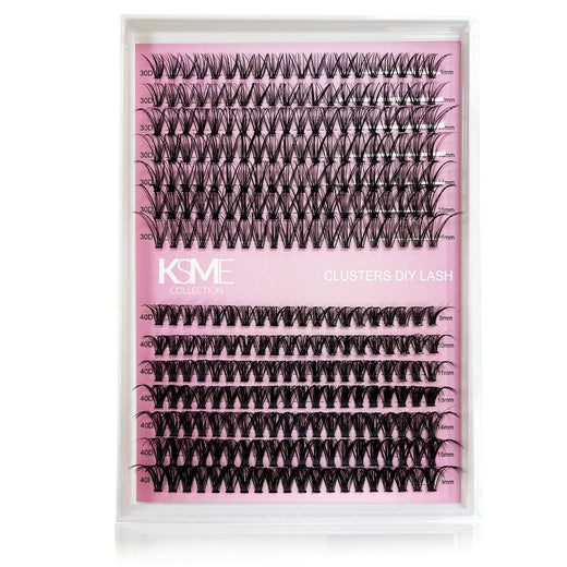KSME DIY Lash Cluster Tray – Natural Edition (30D/40D)