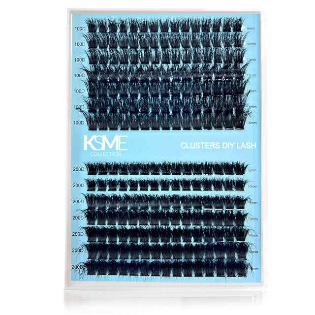 KSME DIY Lash Cluster Tray - Dramatic (100D/200D)