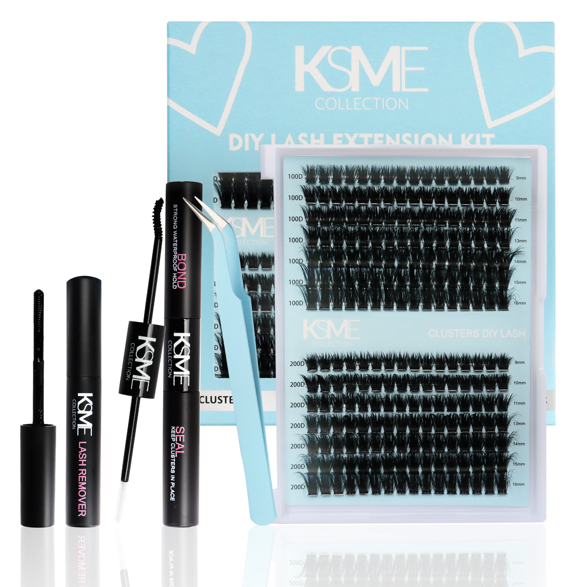 KSME DIY Lash Cluster Kit – Dramatic Volume